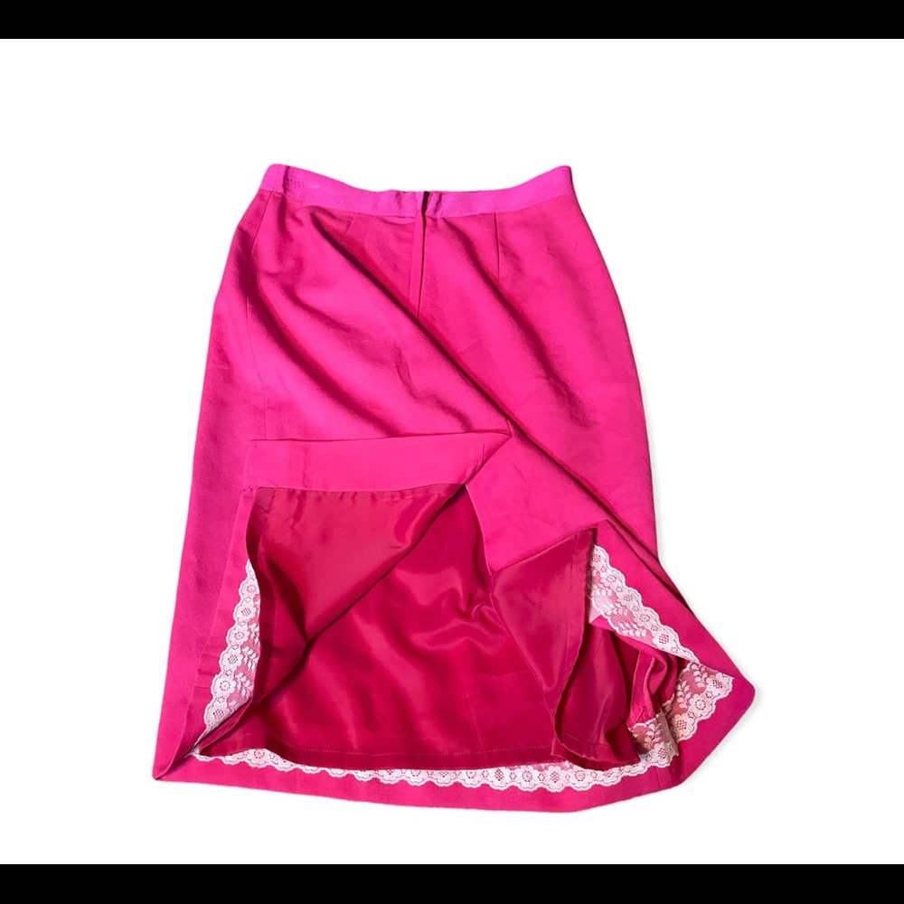 Kate Spade | Wool pencil skirt | Fuchsia | Size 6 - Picture 9 of 10